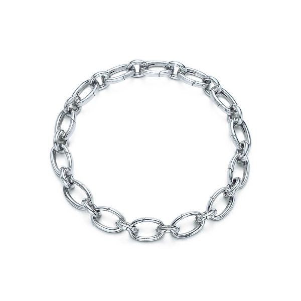 Oval Clasping Link Bracelet