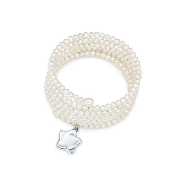 Six-Row Pearl Bracelet
