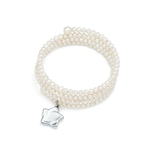 Three-Row Pearl Bracelet