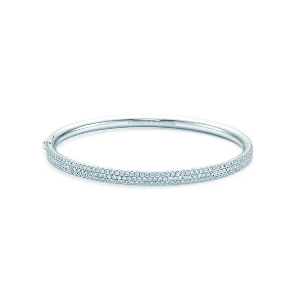 Three-row Hinged Bangle