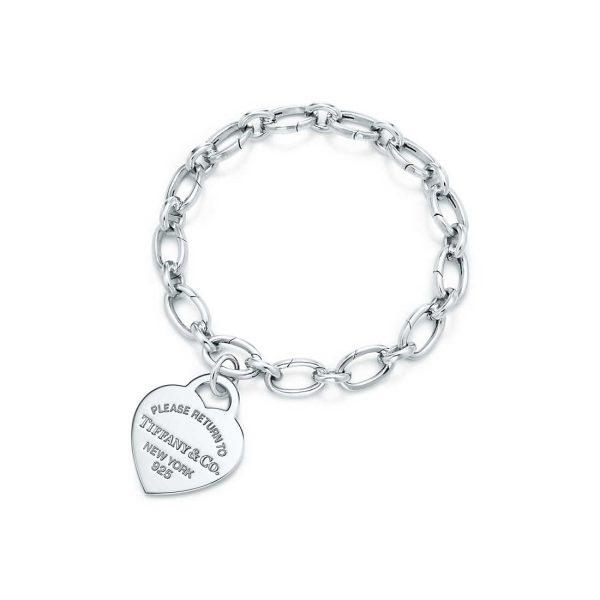 heart tag charm and bracelet