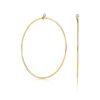 Diamond Hoop Earrings - Image 2