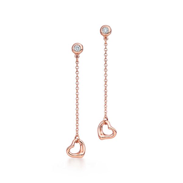 Diamonds by Yard® Open Heart Earrings