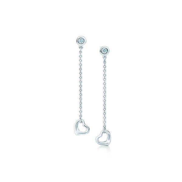 Diamonds by Yard® Open Heart Earrings