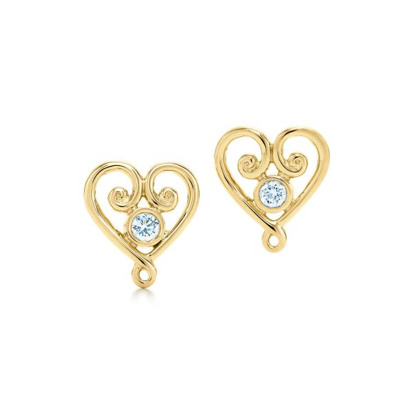 Goldoni Heart Earrings
