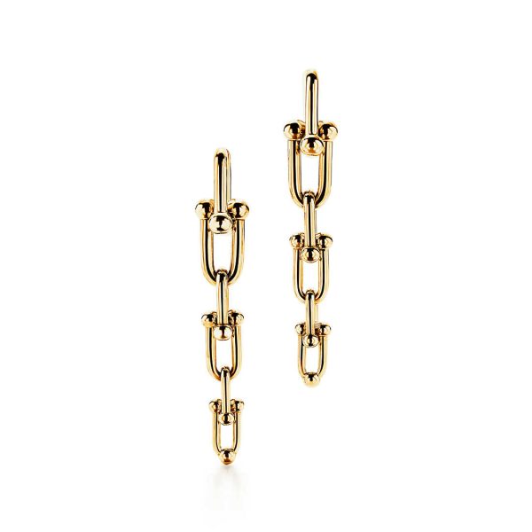 Graduated Link Earrings