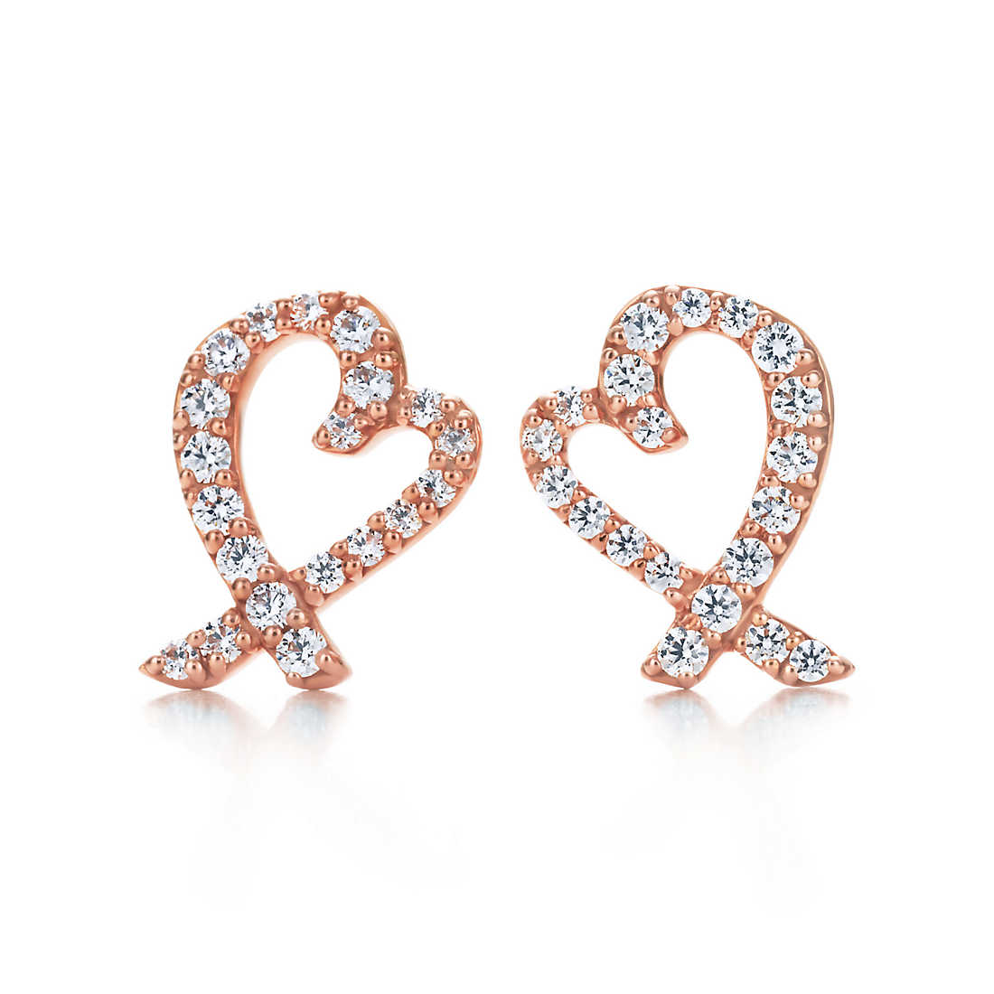 Loving Heart Earrings - 925 Silver Replica Tiffany & Co.
