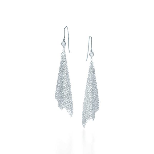 Mesh Scarf Earrings