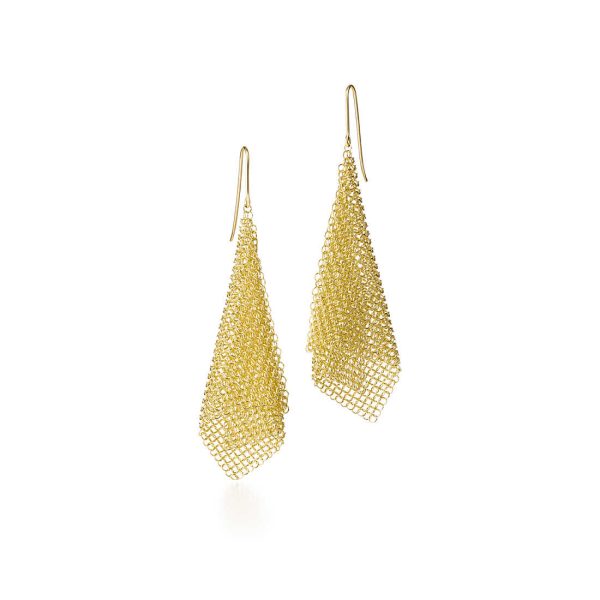 Mesh Scarf Earrings
