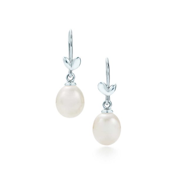 Olive Leaf Drop Earrings