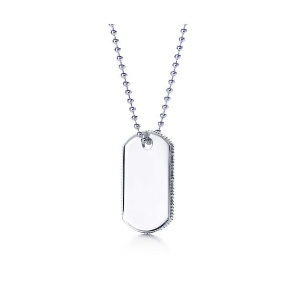 Coin Edge Tag Pendant