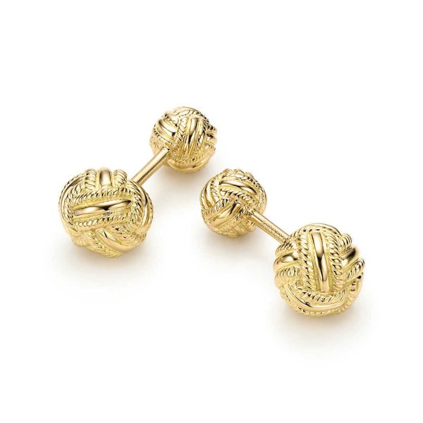 Woven Knot Cuff Links