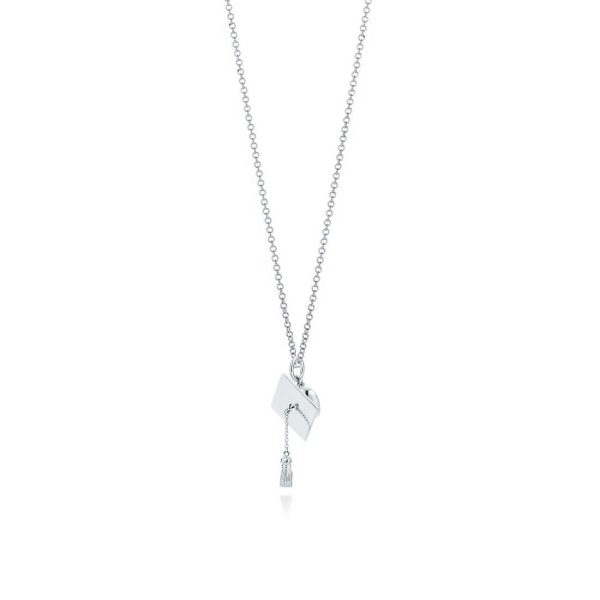 Cap and tassel charm and chain