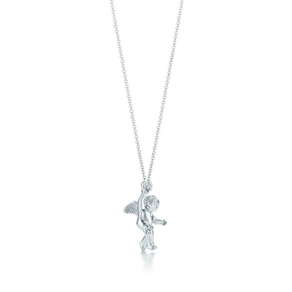 Cherub charm and chain