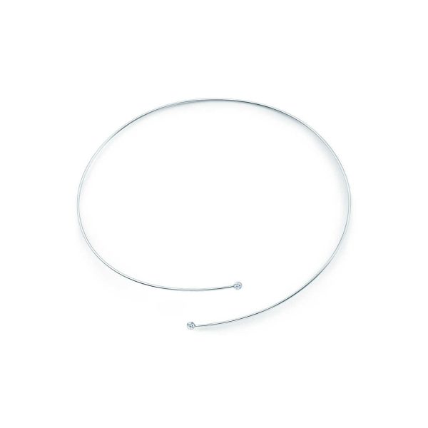 Diamond Hoop Necklace