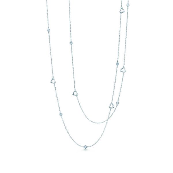 Diamonds by Yard® Open Heart Necklace