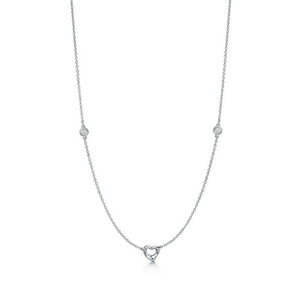 Diamonds by Yard® Open Heart Necklace
