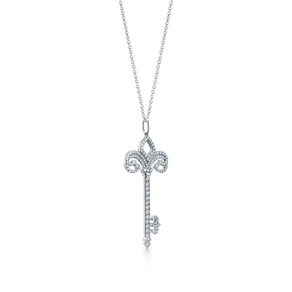 Fleur de Lis Key Pendant