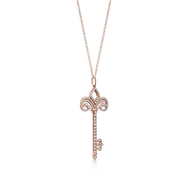 Fleur de Lis Key Pendant
