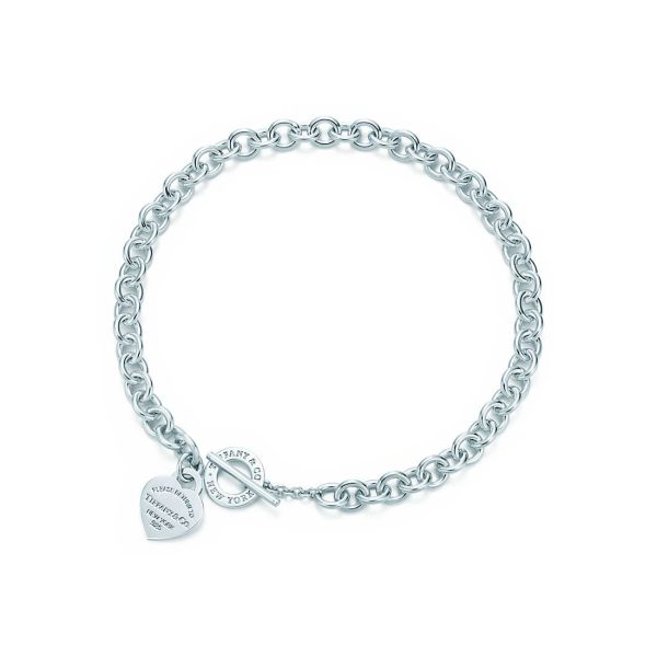 Heart Tag Toggle Necklace