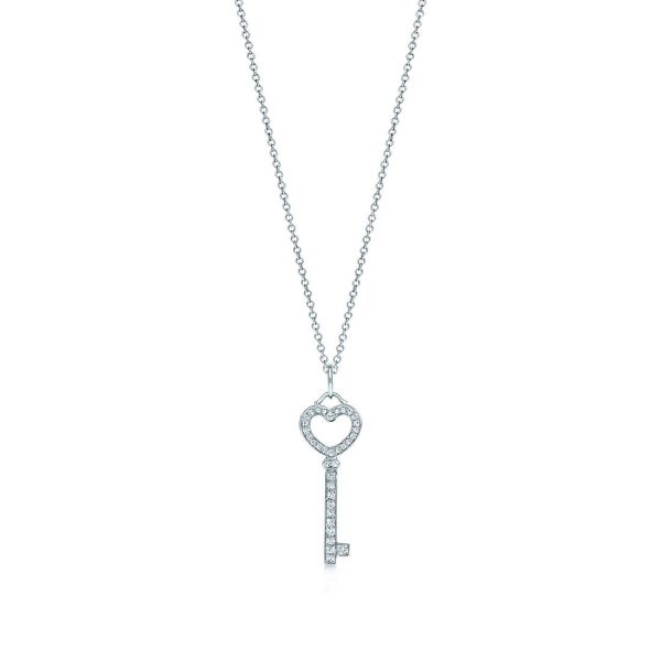 Heart key charm