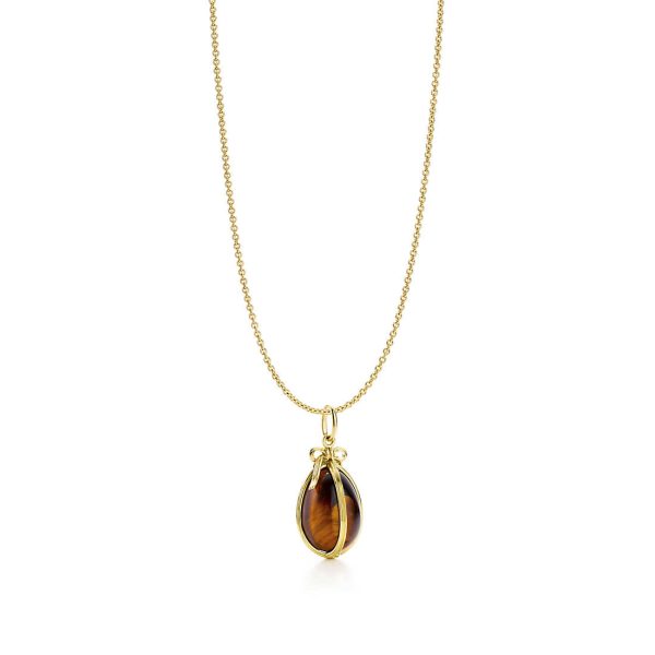 Jean Schlumberger Egg charm and chain