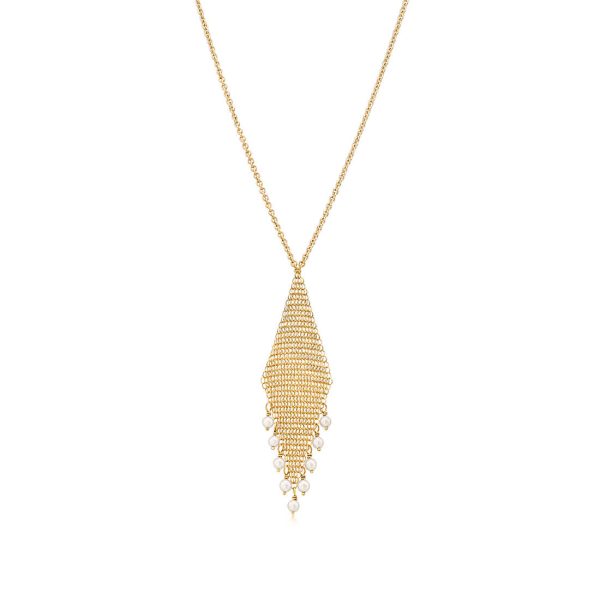 Mesh Fringe Pendant
