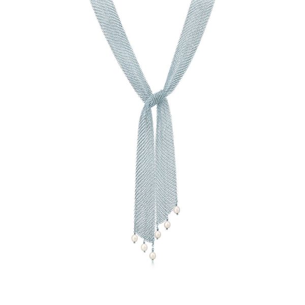Mesh Tie Necklace