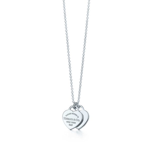 Mini Double Heart Tag Pendant