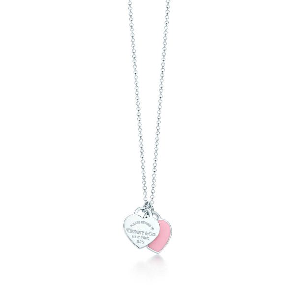 Mini Double Heart Tag Pendant
