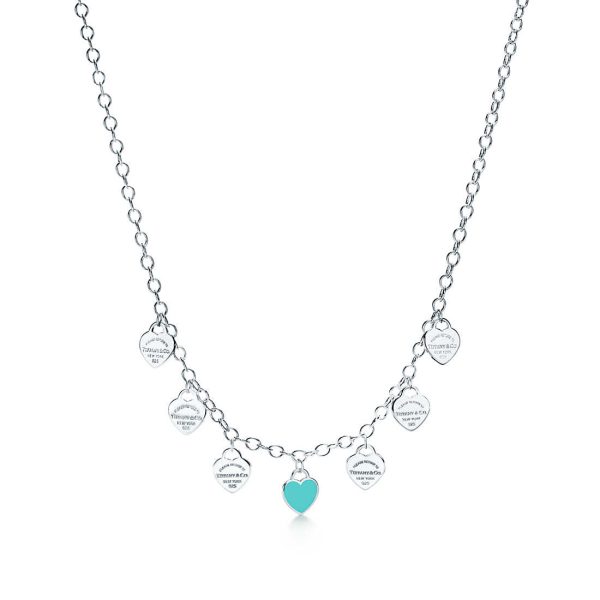 Multi-heart Tag Necklace