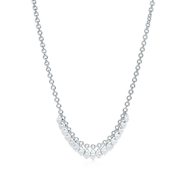 Multi-heart Tag Necklace