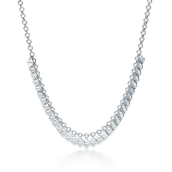 Multi–heart Tag Necklace