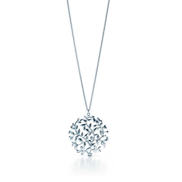 Olive Leaf Medallion Pendant