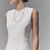 Olive Leaf Three-Row Necklace - Image 2