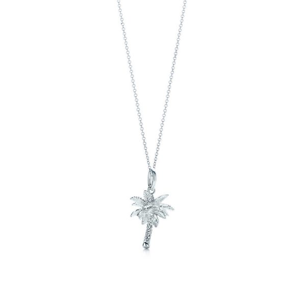 Palm Tree charm and chain