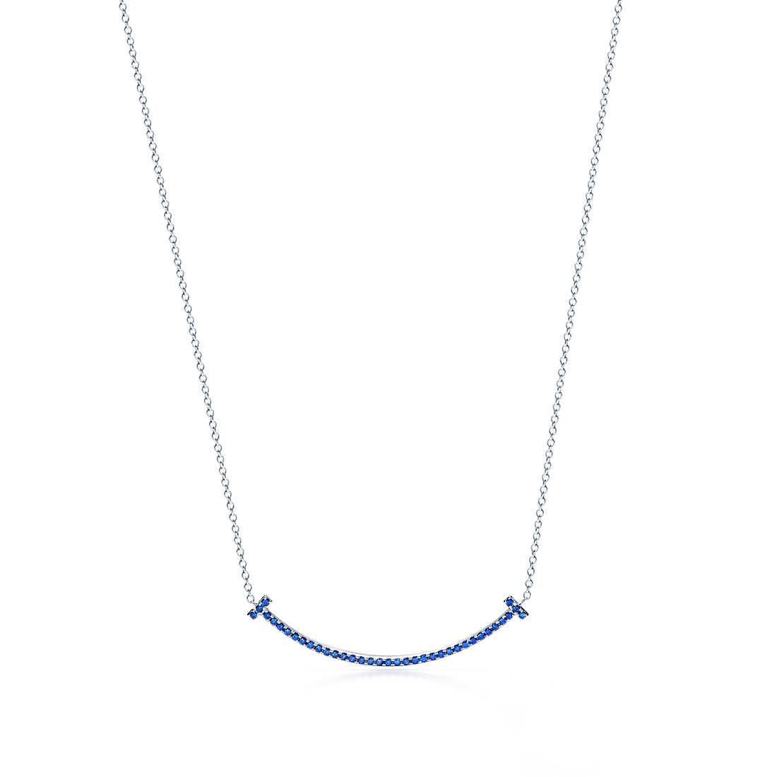 Pre-Order] 18k White Gold Diamond Smile Necklace – Eterna Jewellery