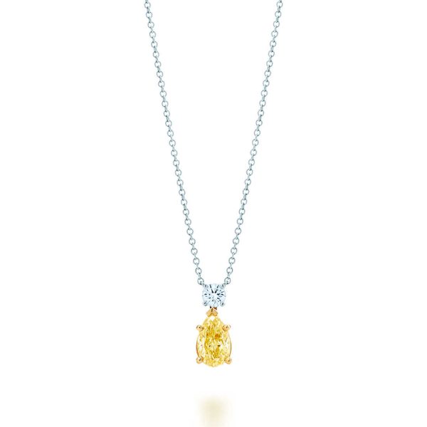 Tiffany Yellow Diamond Pendant