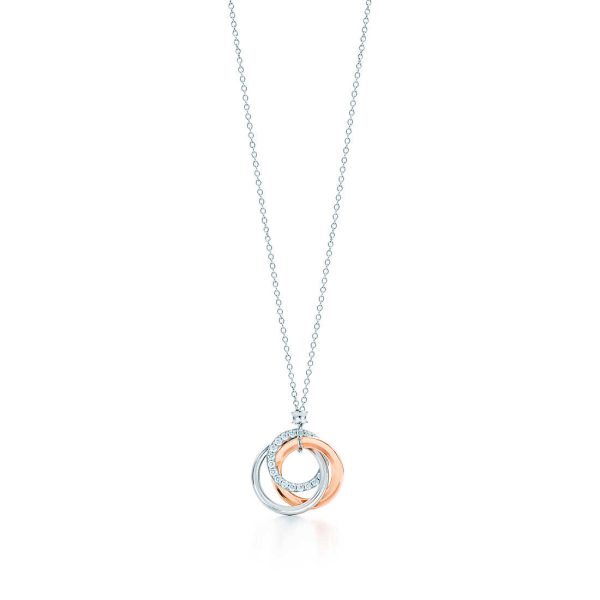 Triple Interlocking Circles Pendant