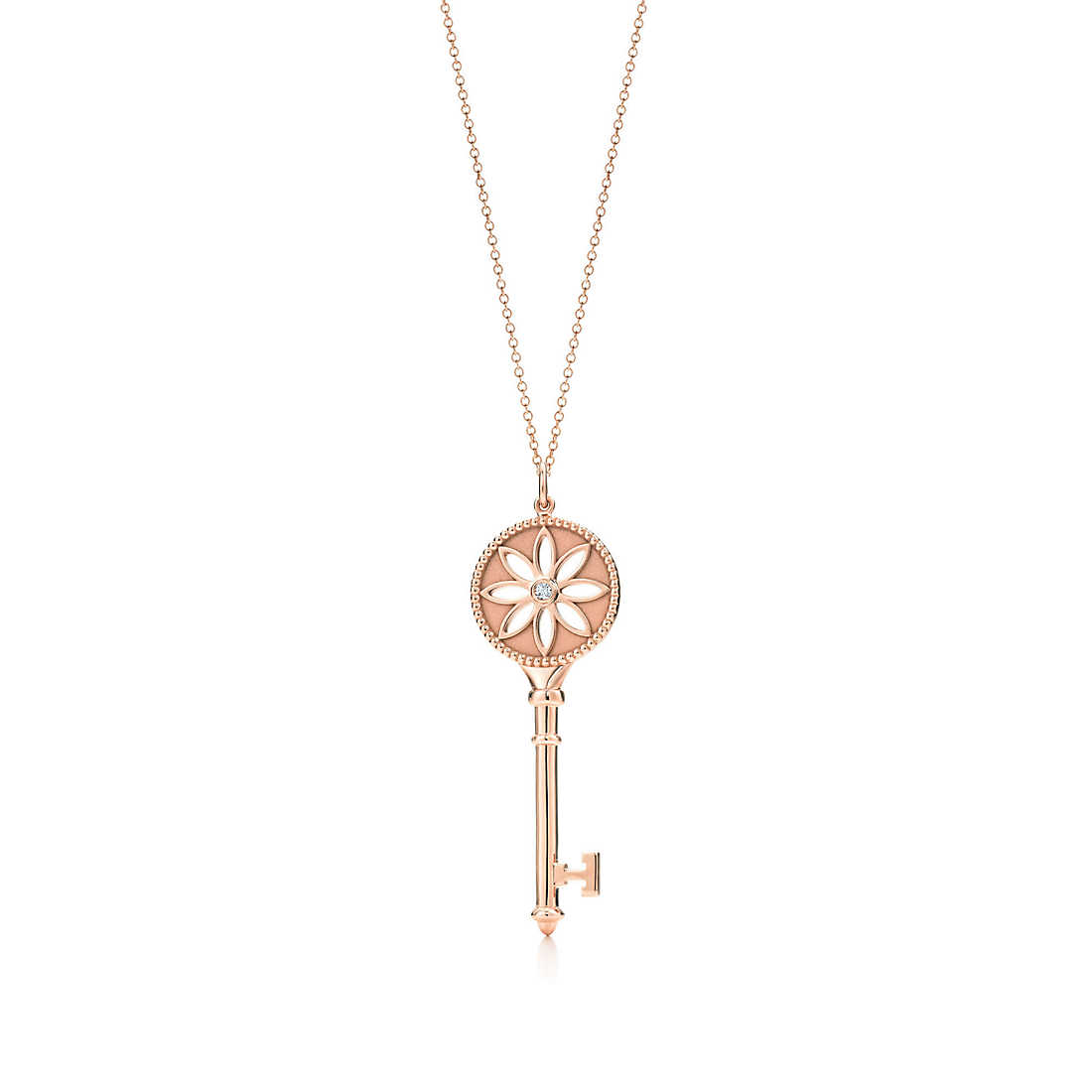 Tiffany & Co. Daisy Key Pendant Necklace