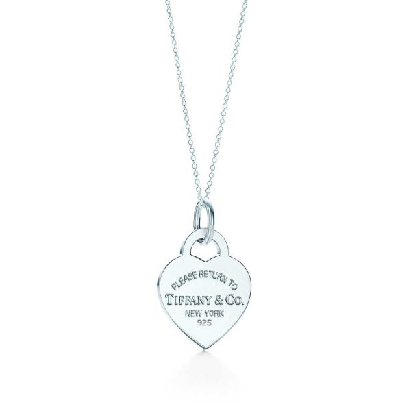 heart tag Charm and chain