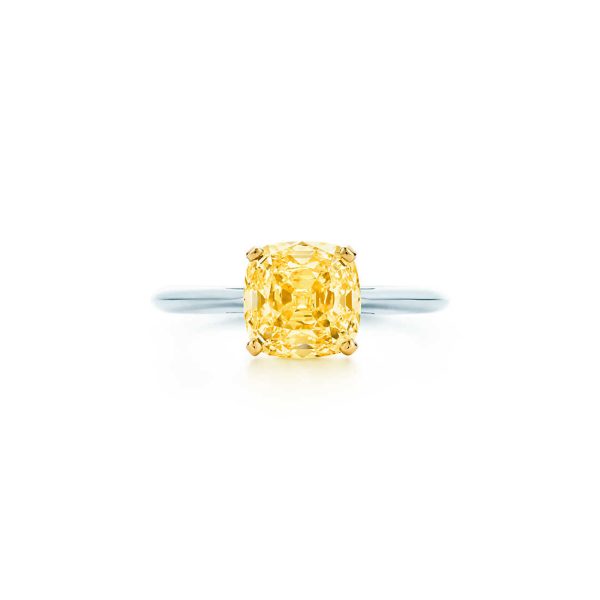 Classic Single Yellow Diamond Ring