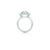 Cushion-cut Yellow Diamond Ring - Image 3