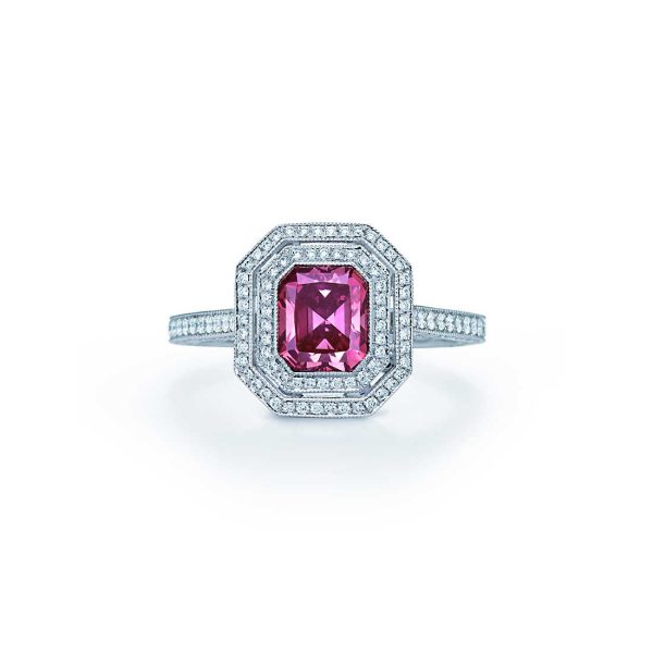 Fancy Deep Pink Diamond Ring