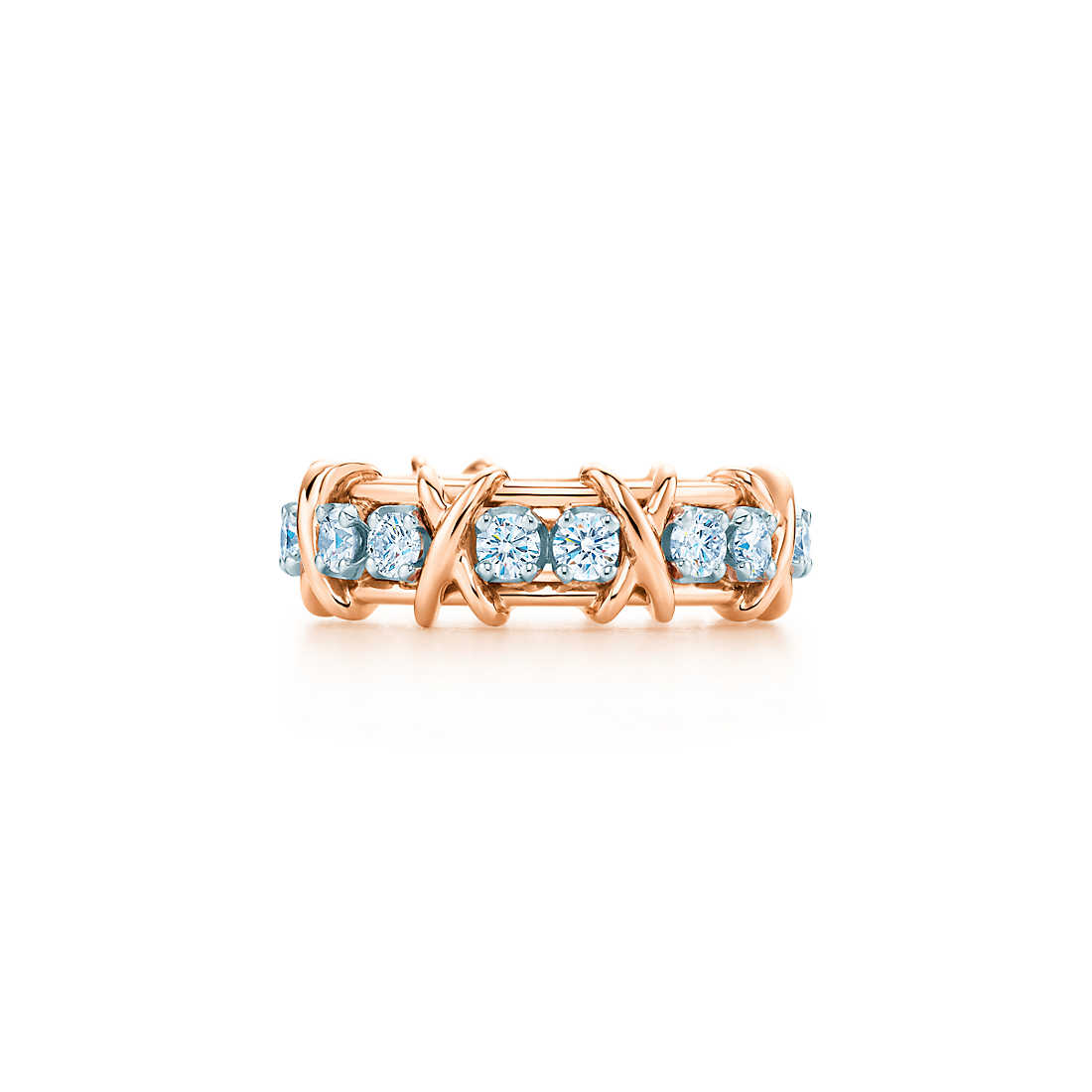 Tiffany & Co. - Tiffany & Co. Schlumberger Diamond Sixteen Stone Ring