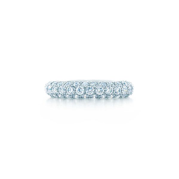 Three-row Band Ring