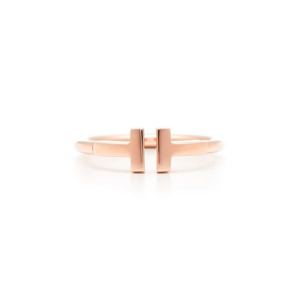 Tiffany T Rose Gold Wire Ring