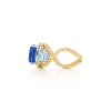 Unenhanced Sapphire Rope Ring - Image 2