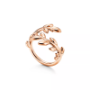 Replica Tiffany Olive Leaf Bypass Ring in Rose Gold