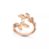 Replica Tiffany Olive Leaf Bypass Ring in Rose Gold